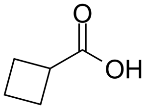 Structure of Cyclobutanecarboxylic acid