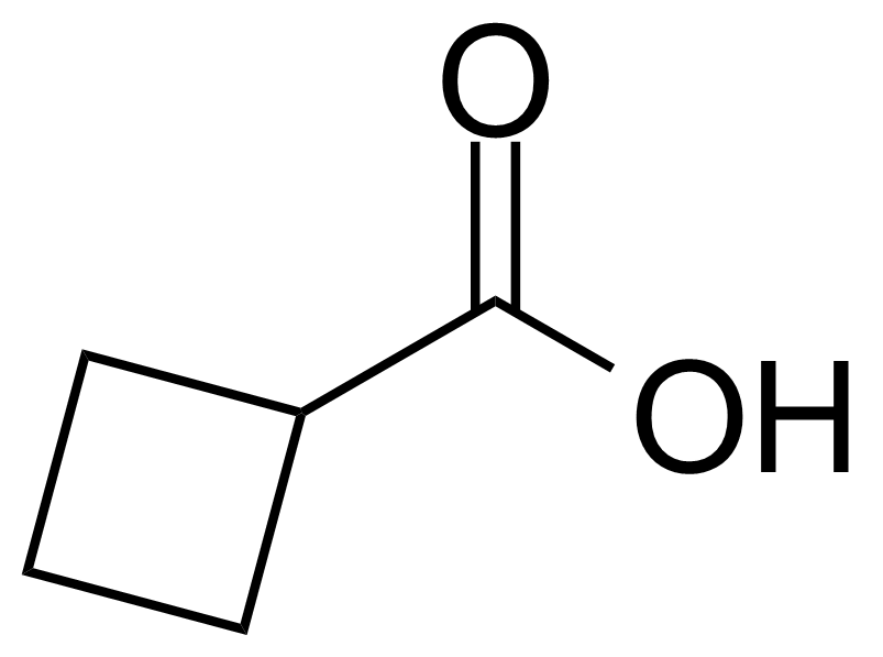 Structure of Cyclobutanecarboxylic acid