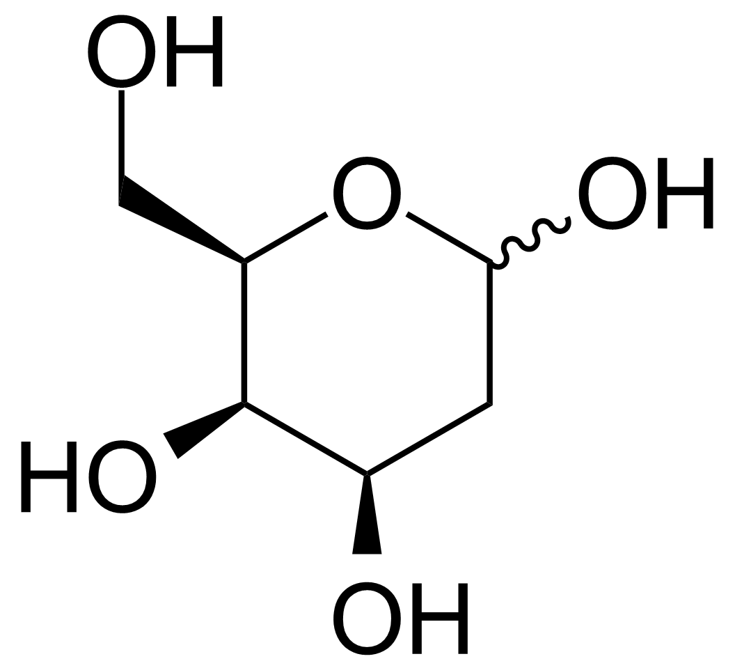 Structure of 2-Deoxy-D-galactose