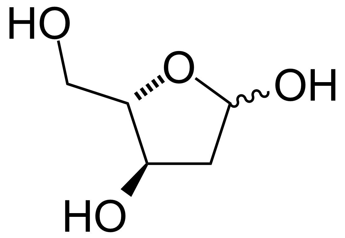 Structure of 2-Deoxy-L-ribose