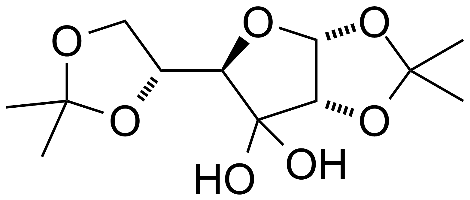 Structure of 1,2-5,6-Di-O-isopropylidene-a-D-ribo-hexulofuranos-3-ulose hydrate