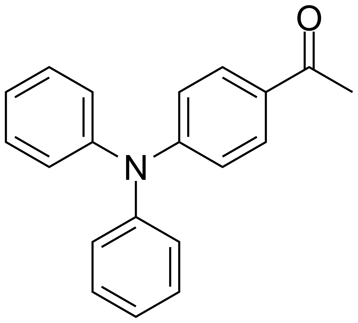 Structure of 1-(4-(Diphenylamino)phenyl)ethanone