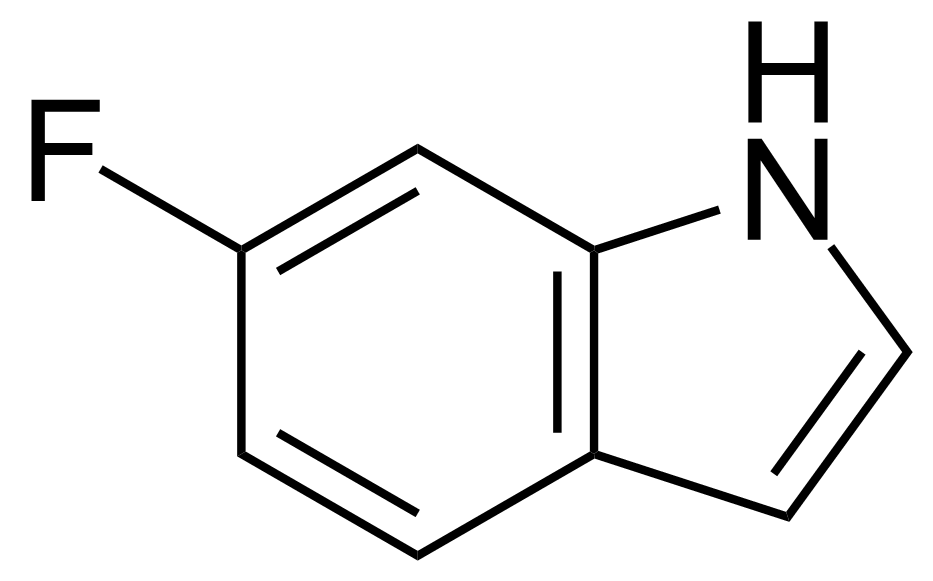 Structure of 6-Fluoroindole