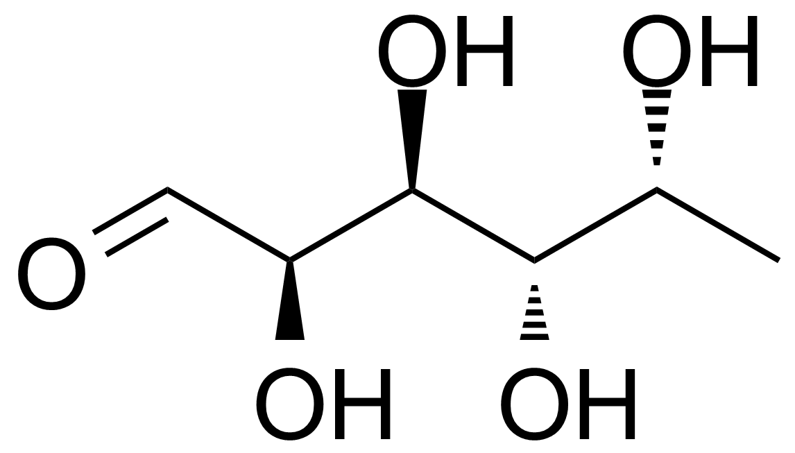 Structure of D-(+)-Fucose