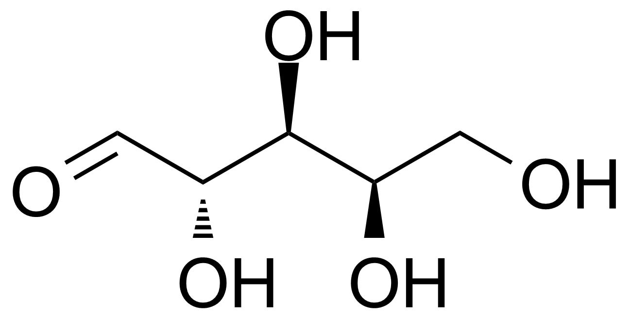 Structure of D-(-)-Lyxose