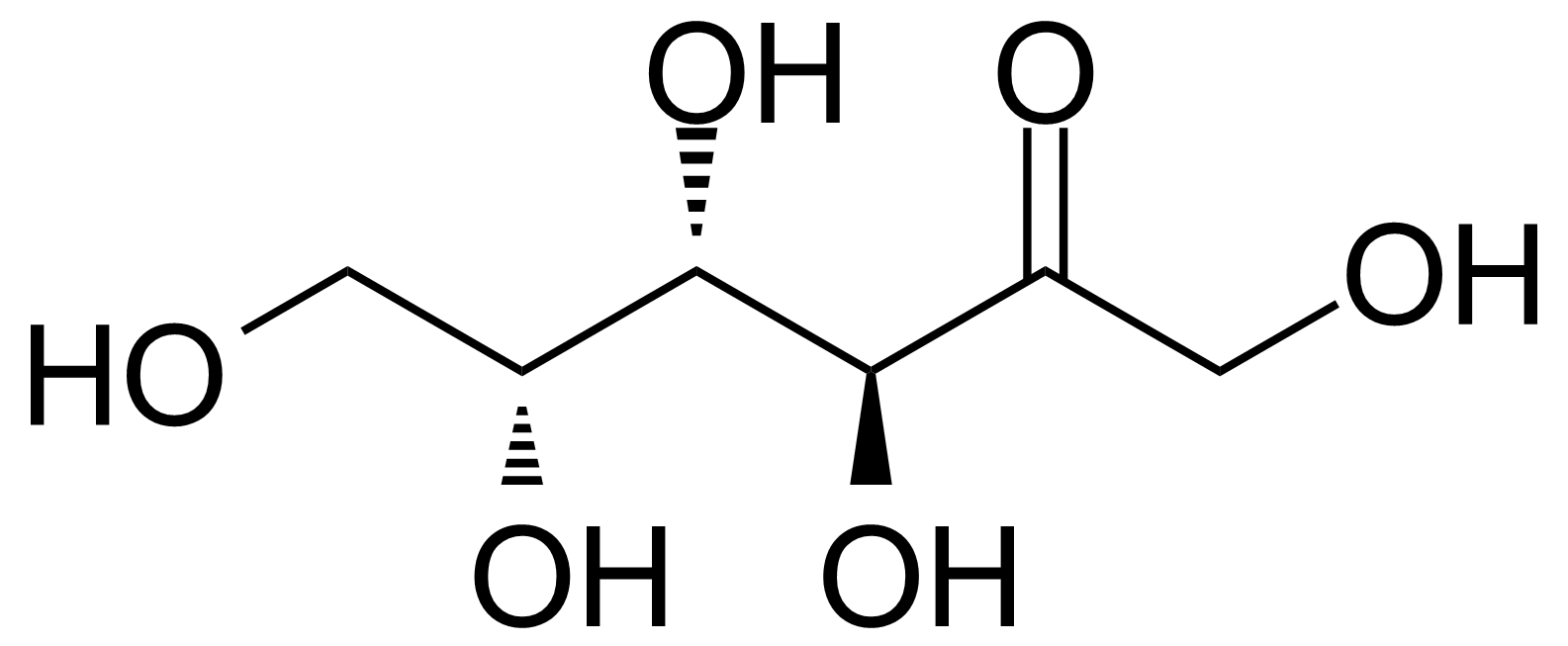 Structure of D-Tagatose