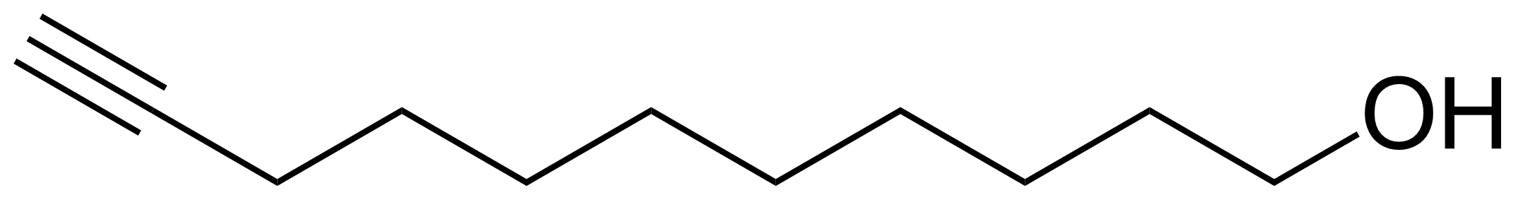 Structure of 10-Undecyn-1-ol