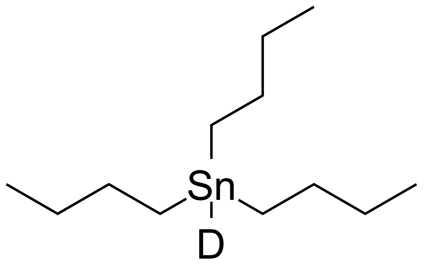 Structure of Tri-n-butyltin deuteride