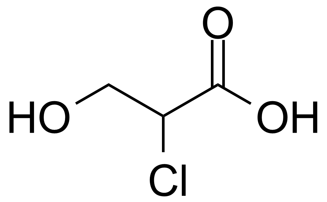 Structure of 2-Chloro-3-hydroxypropionic acid
