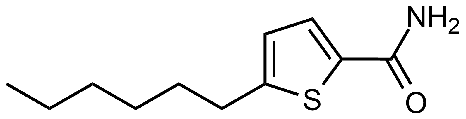 Structure of 5-Hexylthiophene-2-carboxamide