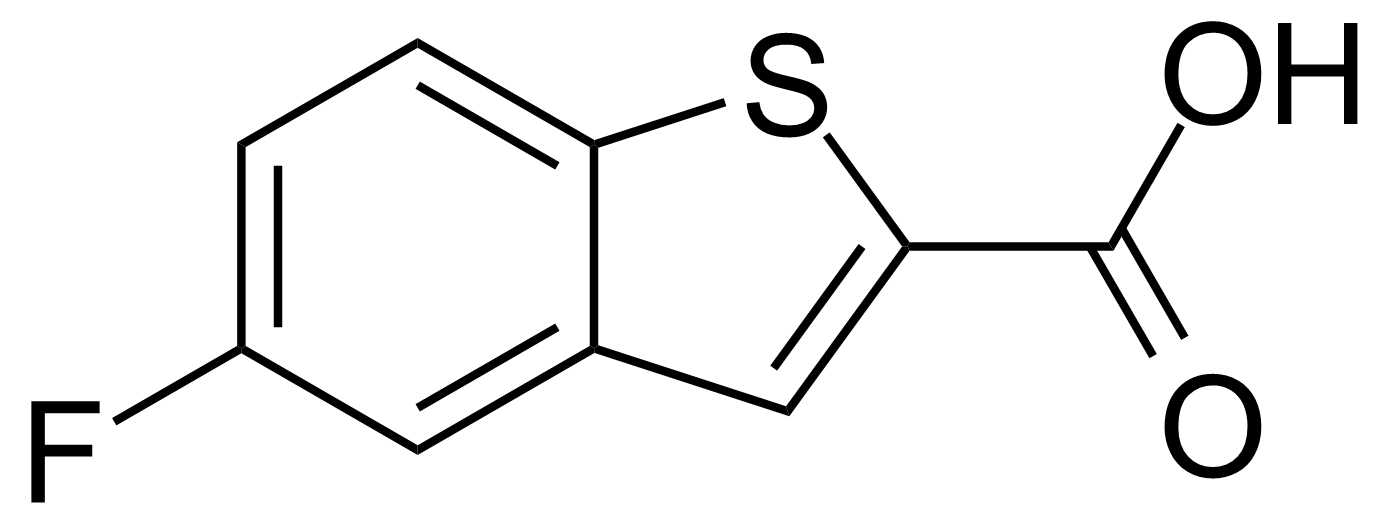 Structure of 5-Fluoro-1-benzothiophene-2-carboxylic acid