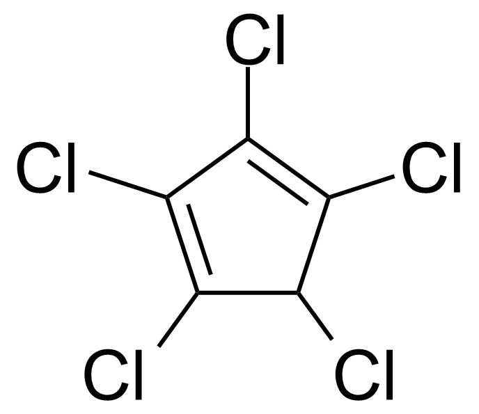 Structure of 1,2,3,4,5-Pentachlorocyclopenta-1,3-diene