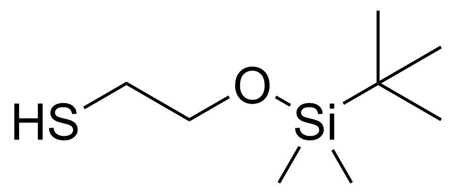 Structure of 2-[[(1,1-Dimethylethyl)dimethylsilyl]oxy]-ethanethiol