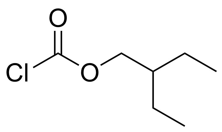 Structure of 2-Ethylbutyl chloroformate