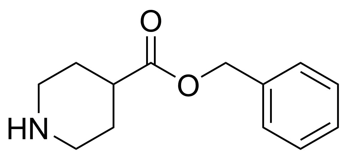 Structure of Benzyl piperidine-4-carboxylate