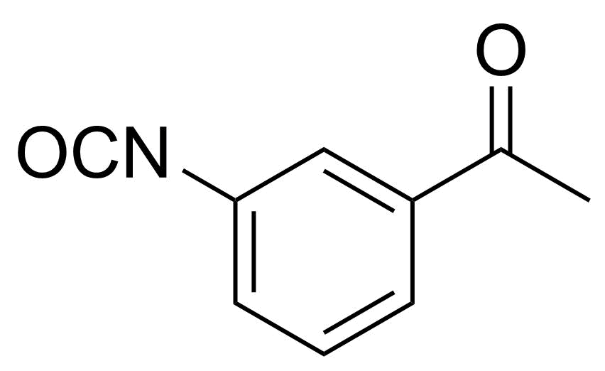 Structure of 3-Acetylphenyl isocyanate