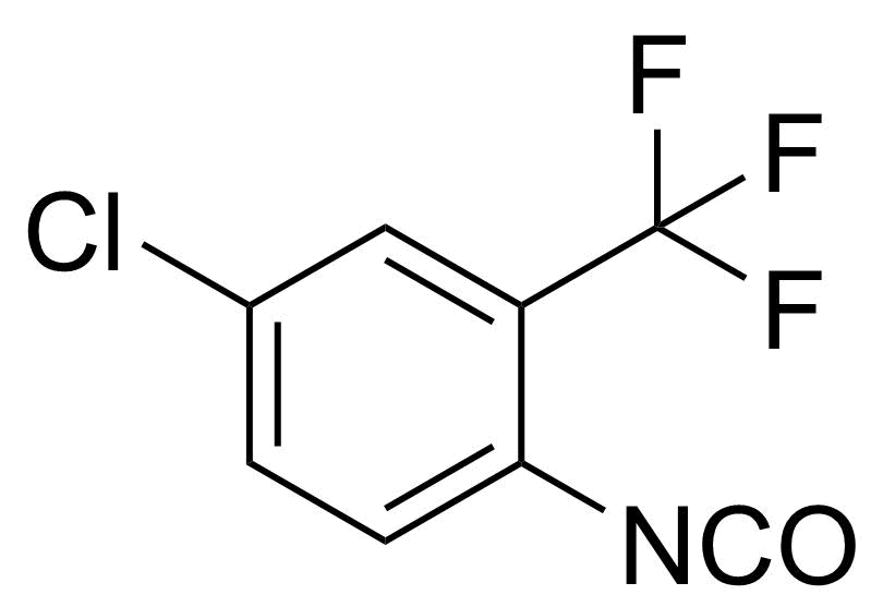 Structure of 4-Chloro-2-(trifluoromethyl)phenyl isocyanate