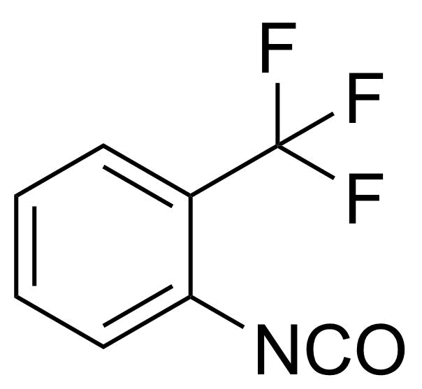 Structure of 2-(Trifluoromethyl)phenyl isocyanate