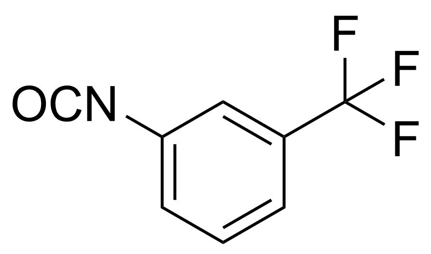 Structure of 3-(Trifluoromethyl)phenyl isocyanate