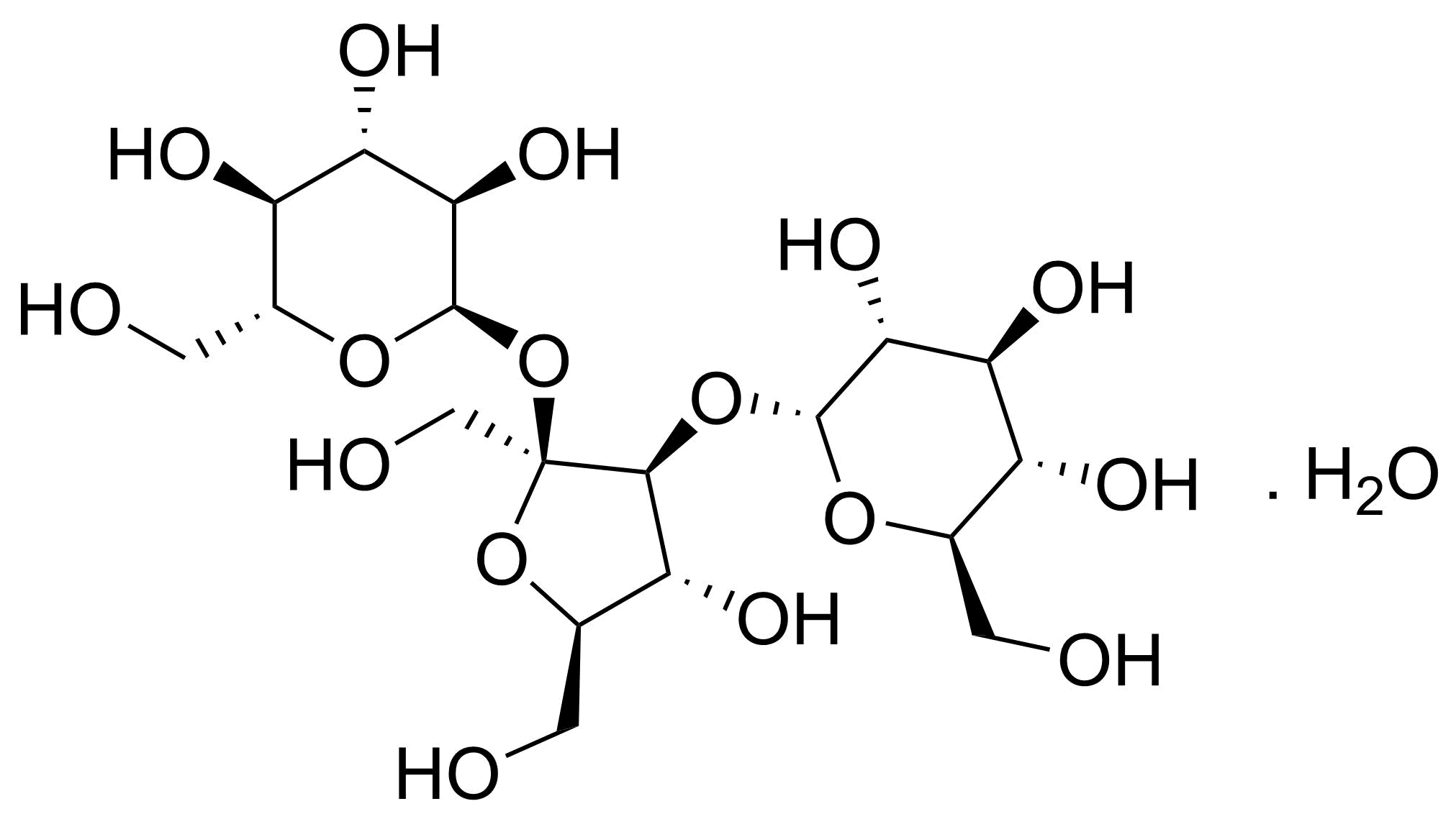Structure of D-Melezitose monohydrate