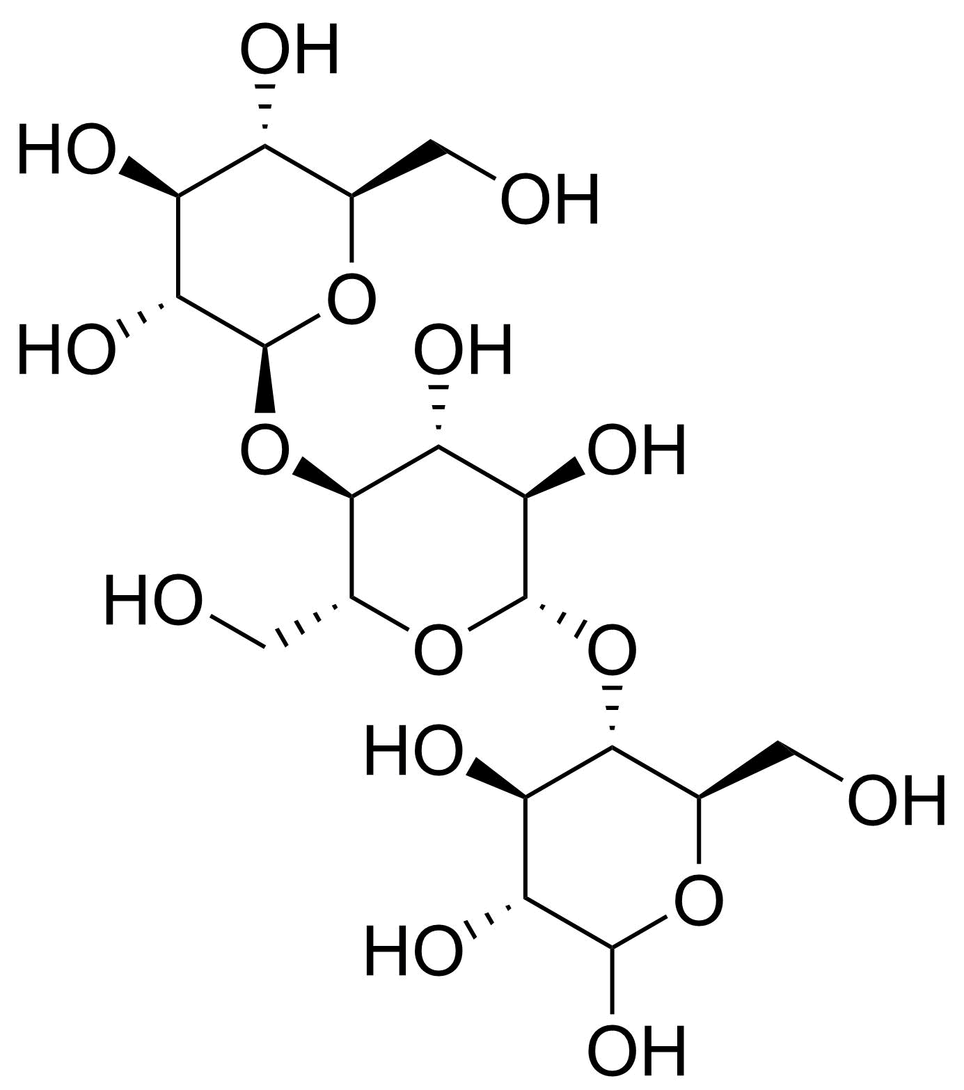 Structure of D-(+)-Cellotriose