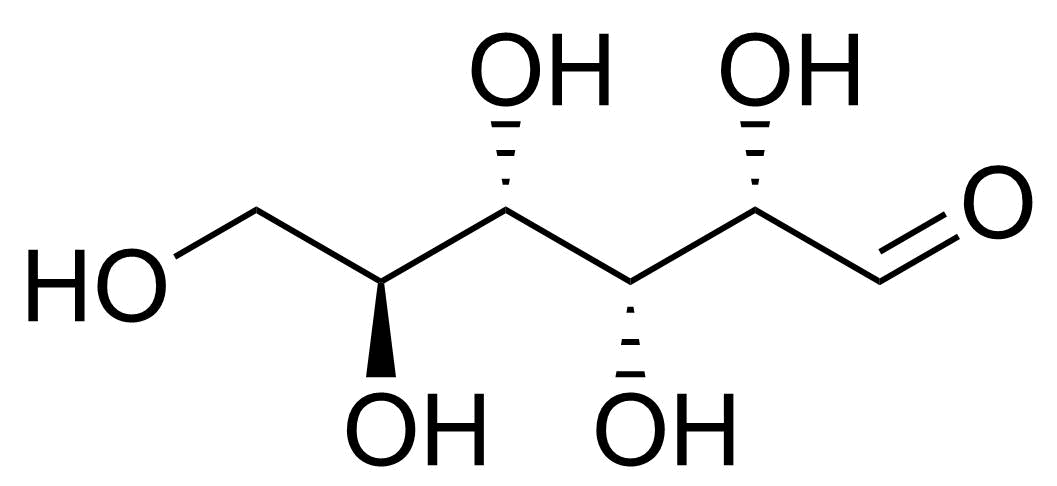 Structure of L-(-)-Glucose