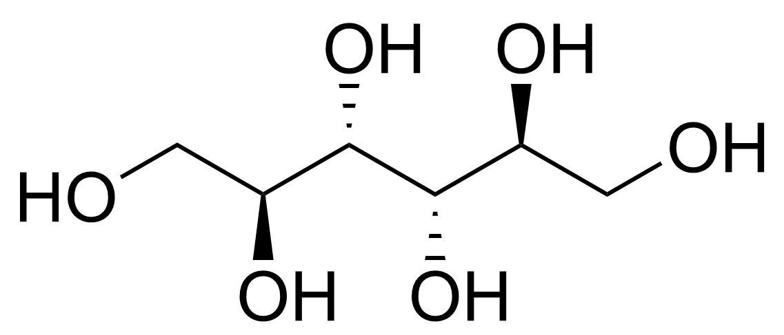 Structure of L-Mannitol