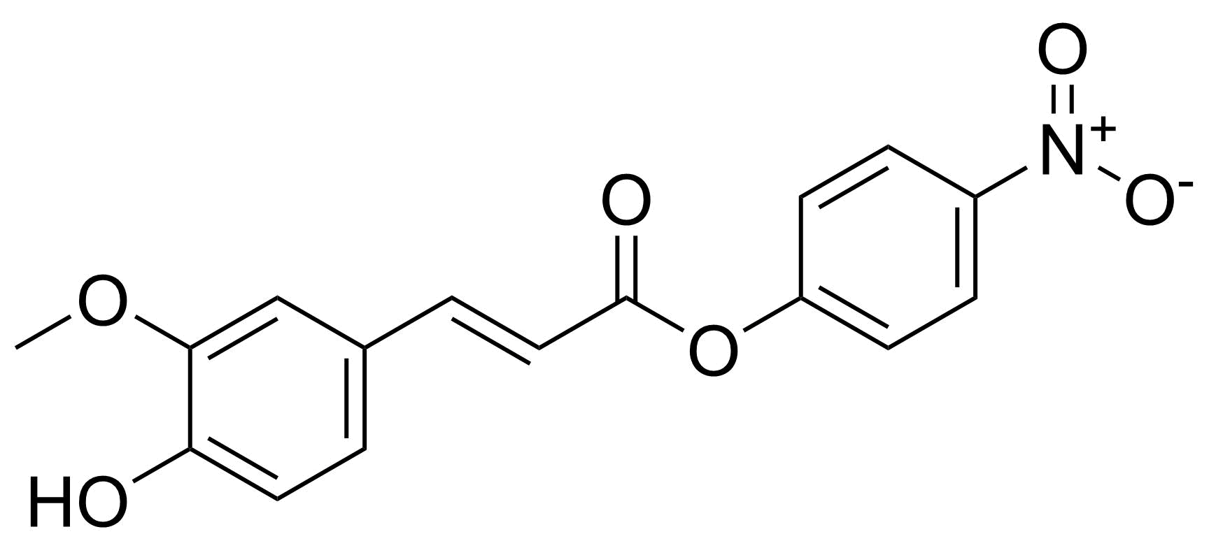 Structure of 4-Nitrophenyl trans-ferulate