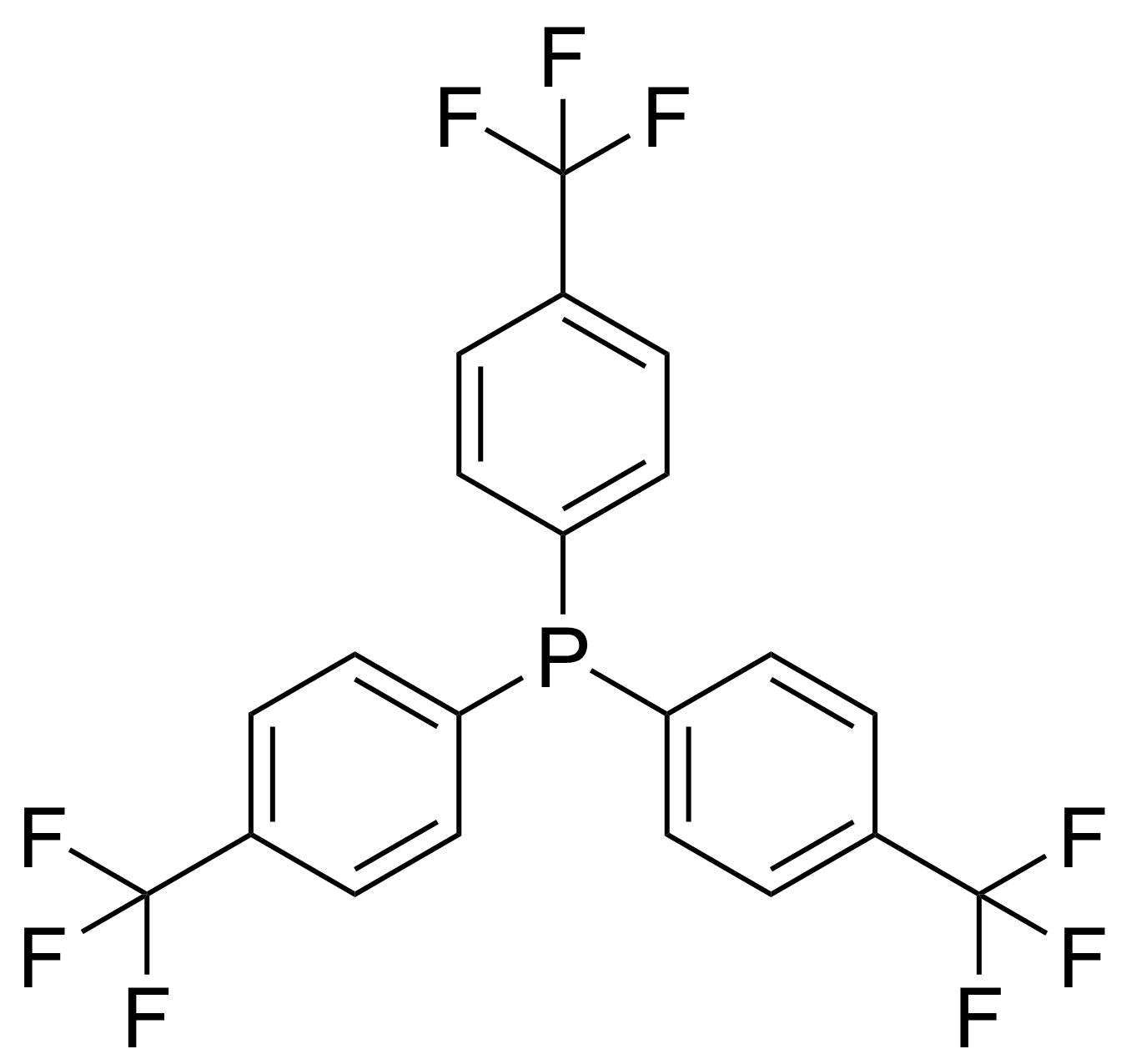 Structure of Tris(p-trifluoromethylphenyl)phosphine