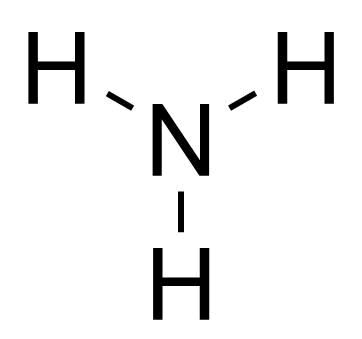 Structure of Ammonia, 0.5M solution in Tetrahydrofuran