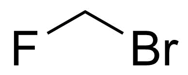 Structure of Bromofluoromethane, 2M in Acetonitrile