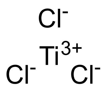 Structure of Titanium (III) chloride, 20% in 2M Hydrochloric acid