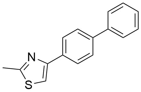 Structure of 4-(4-Biphenylyl)-2-methylthiazole