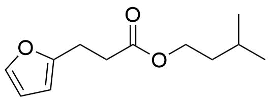 Structure of Isoamyl-3-(2-furyl)propionate