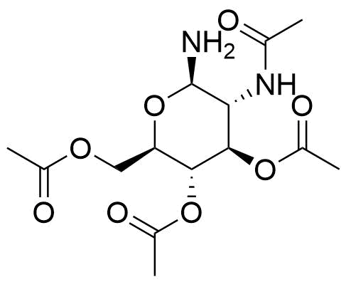 Structure of 2-Acetamido-3,4,6-tri-O-acetyl-2-deoxy-beta-D-glucosamine