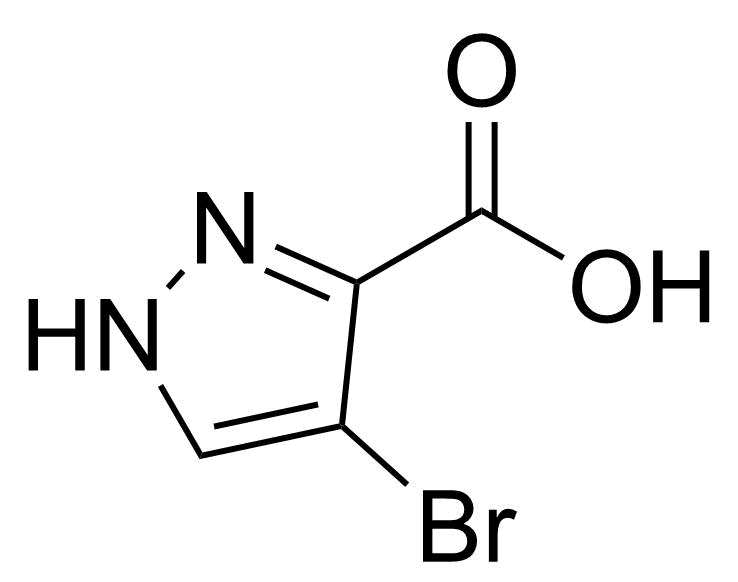 Structure of 4-Bromo-1H-pyrazole-3-carboxylic acid