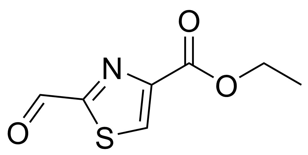 Structure of Ethyl-2-formylthiazole-4-carboxylate