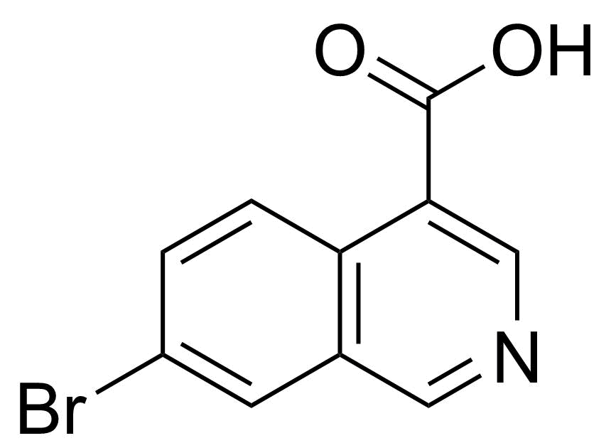 Structure of 7-Bromoisoquinoline-4-carboxylic acid