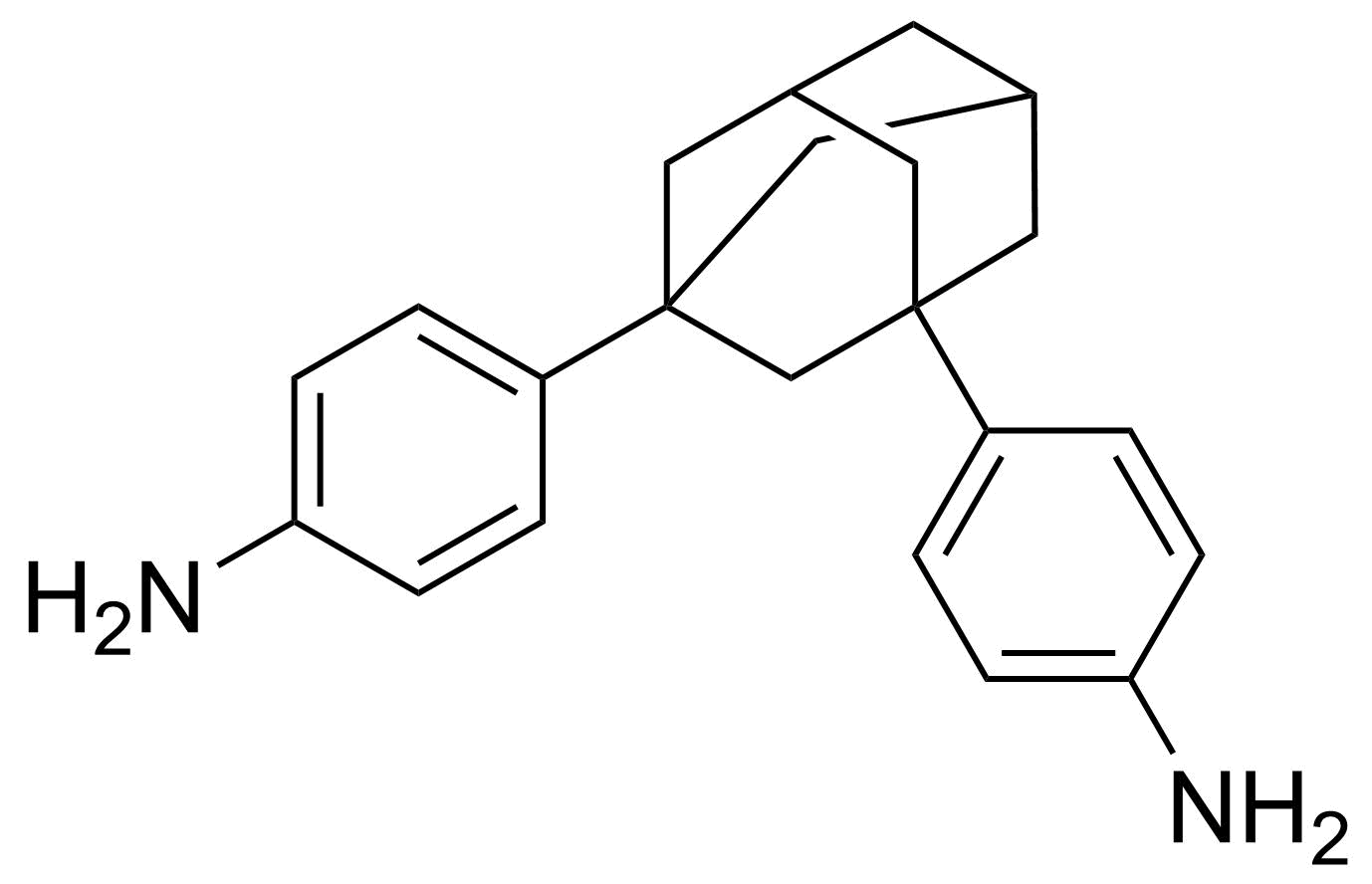 Structure of 1,3-Bis(4-aminophenyl)adamantane