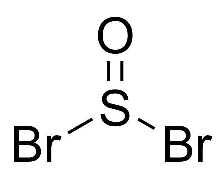 Structure of Thionyl bromide