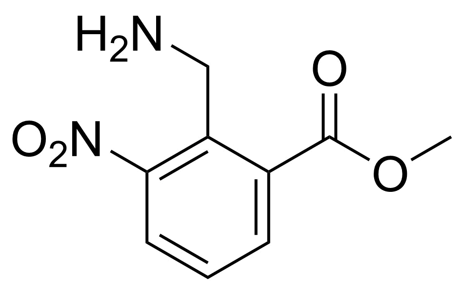 Structure of Methyl 2-(aminomethyl)-3-nitrobenzoate