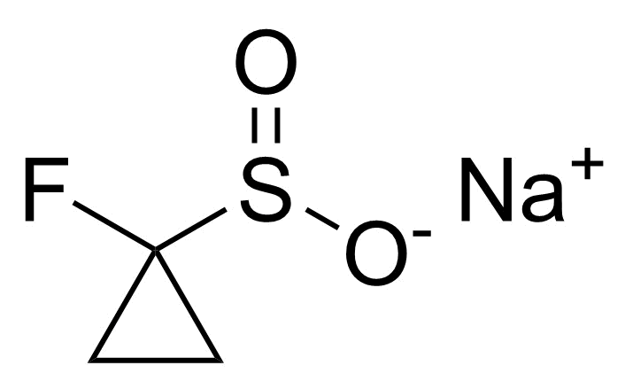 Structure of 1-Fluorocyclopropanesulfinic acid sodium salt