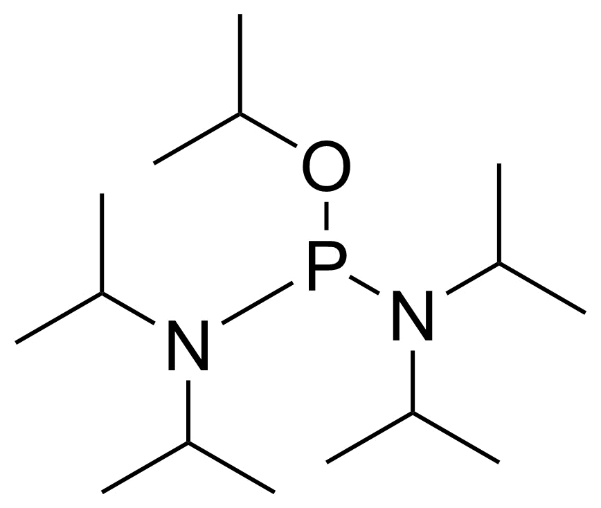 Structure of Isopropyl N,N,N',N'-tetraisopropylphosphorodiamidite