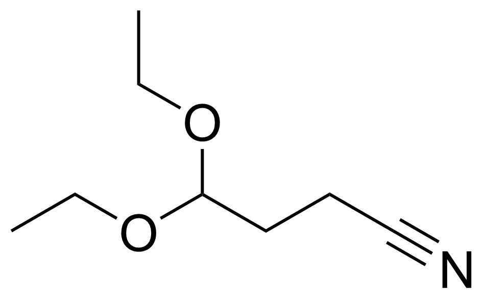 Structure of 3-Cyanopropionaldehyde diethyl acetal