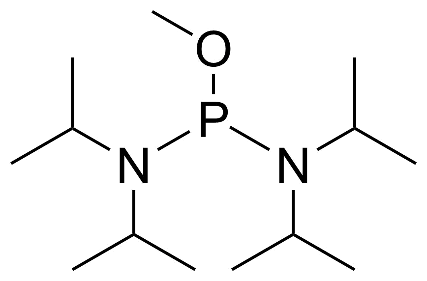 Structure of Methyl N,N,N',N'-tetraisopropylphosphorodiamidite