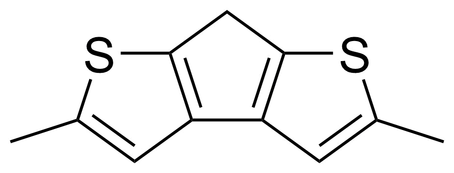 Structure of 2,5-Dimethyl-7H-cyclopenta[1,2-b-4,3-b']dithiophene