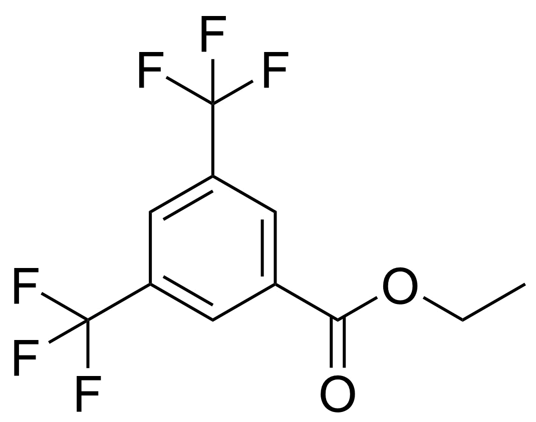 Structure of Ethyl 3,5-bis(trifluoromethyl)benzoate