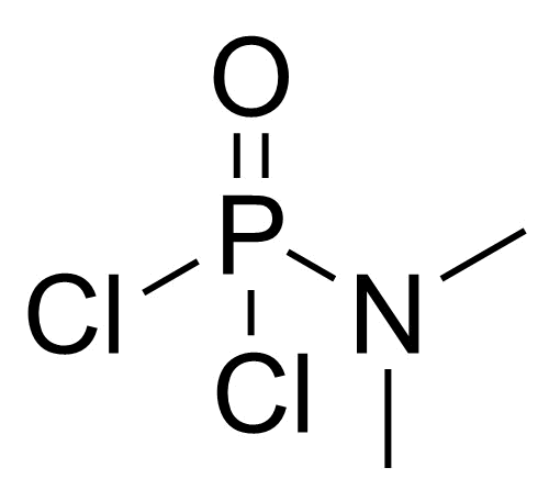 Structure of N-dichlorophosphoryl-N-methylmethanamine