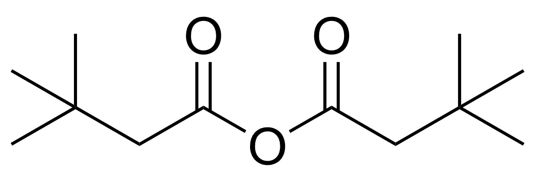 Structure of 3,3-Dimethylbutanoic anhydride