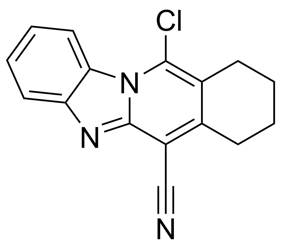 Structure of 11-Chloro-7,8,9,10-tetrahydrobenzo[4,5]imidazo[1,2-b]isoquinoline-6-carbonitrile